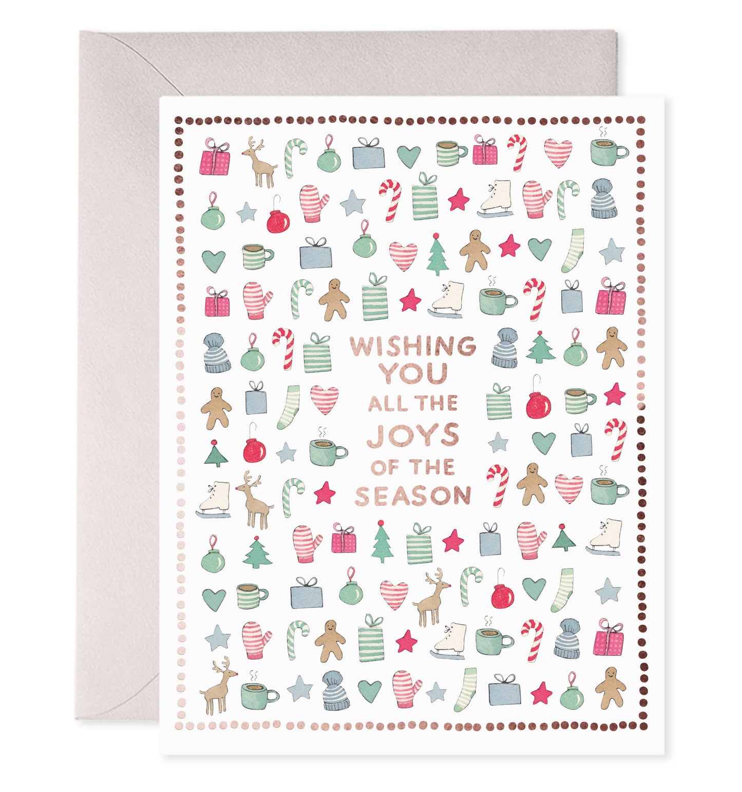 Merry Motif Boxed Holiday Greeting Cards