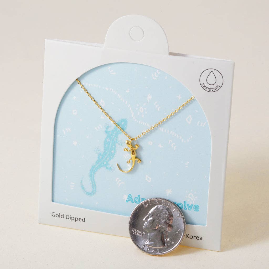 Gecko Glow, necklace