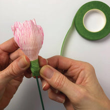 Load image into Gallery viewer, Paper Flower Kit - Peony. Papercraft kit for women.
