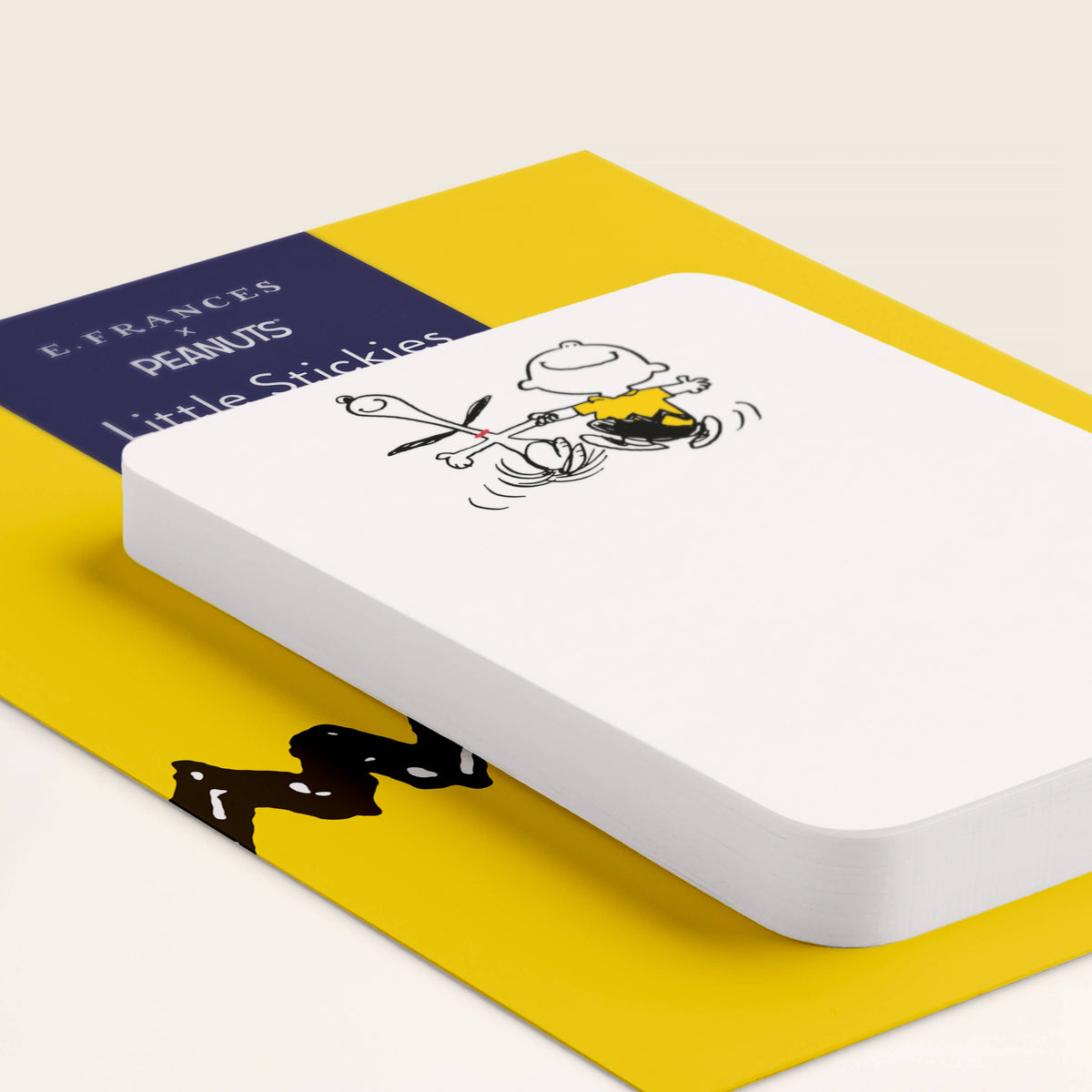E. Frances x Peanuts™ Dancing Little Sticky Notes, 3M Backed