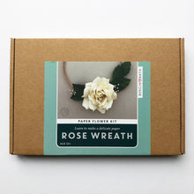 Load image into Gallery viewer, Paper Flower Craft Kit - Rose Wreath
