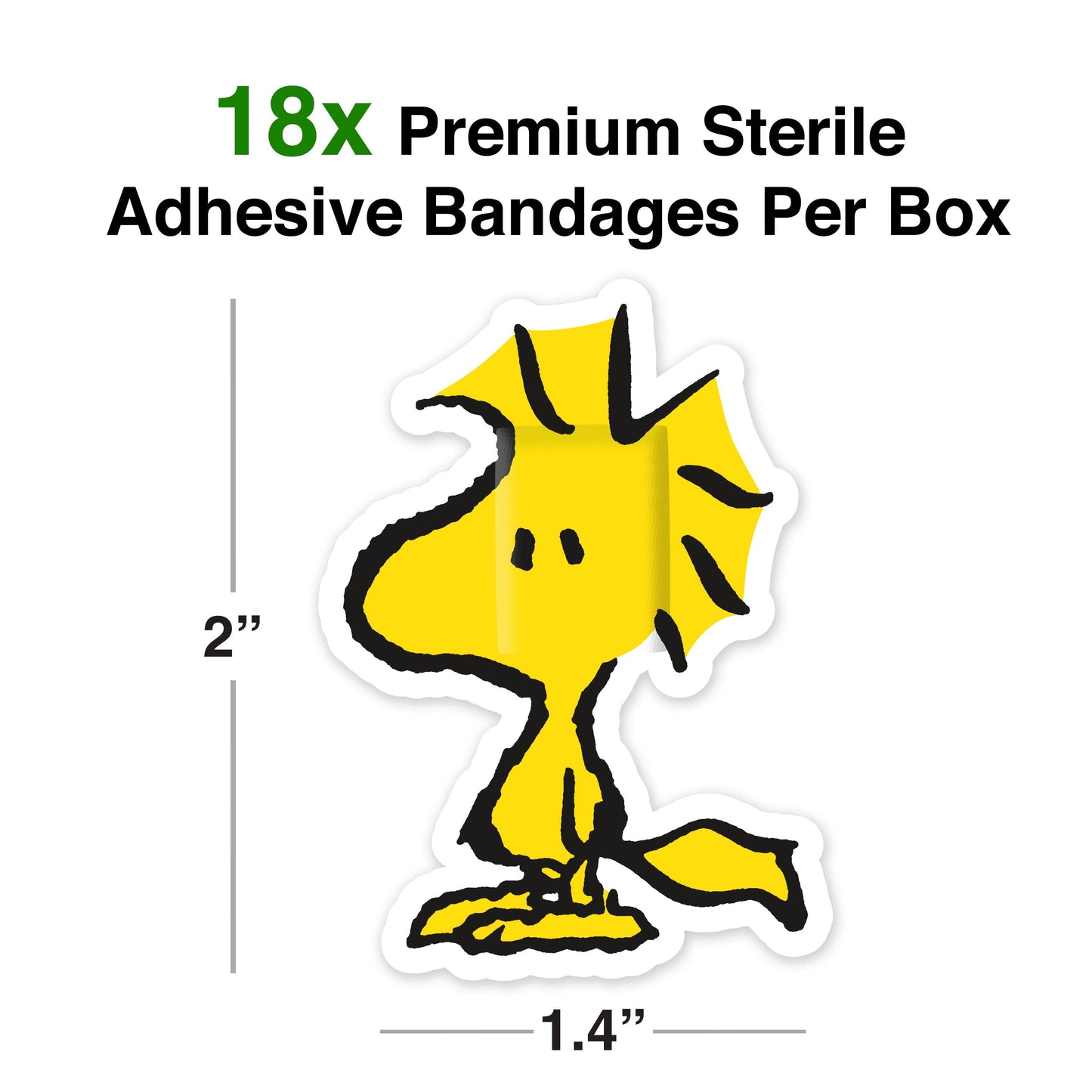 Peanuts Woodstock Adhesive Bandages