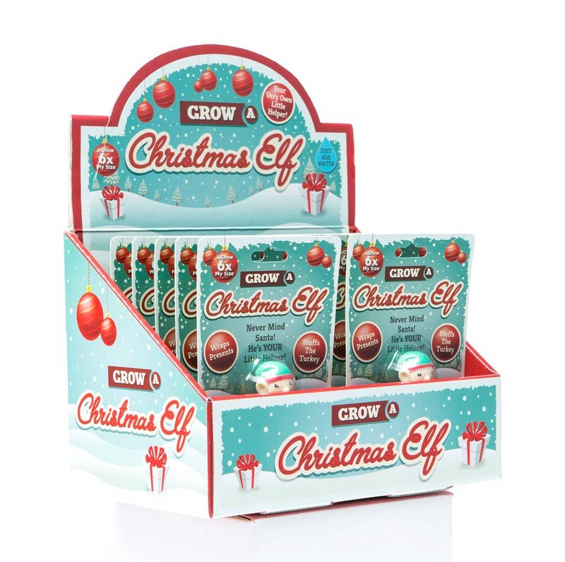 Grow A Christmas Elf Toy - Childrens Stocking Stuffers