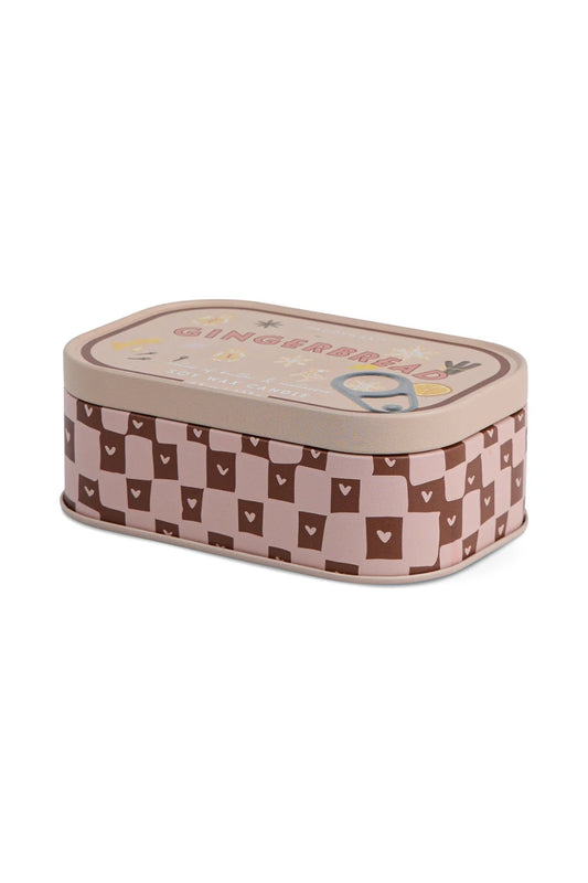 4.5oz Bistro Printed Tin - Gingerbread