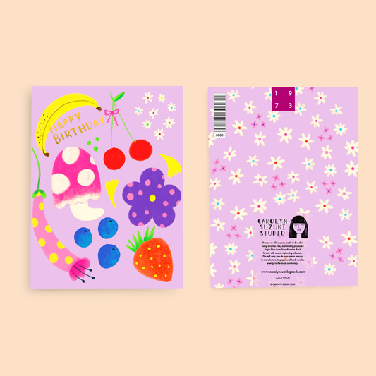 JUICY FRUIT - Birthday Card