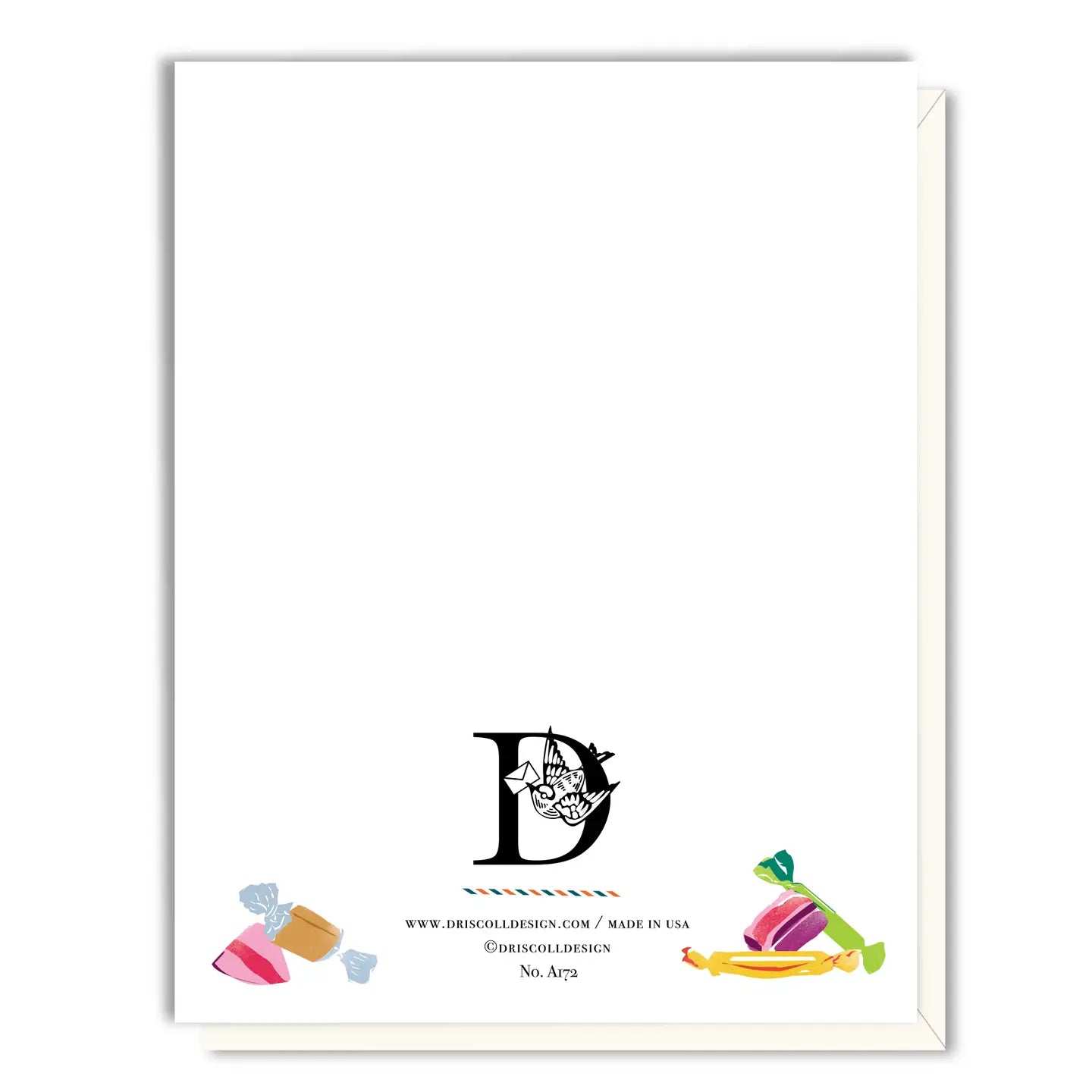Chipmunk With Candy Birthday Card