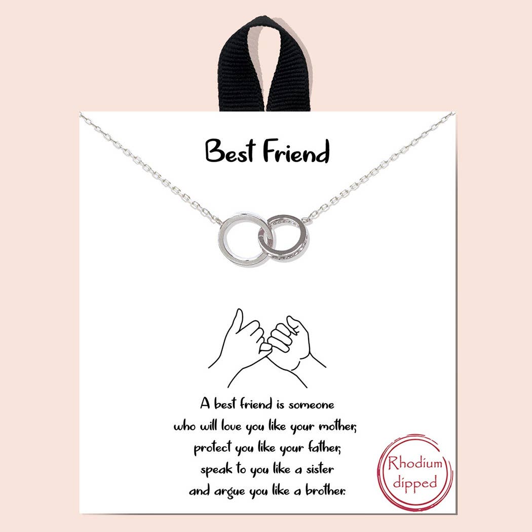Gold-Dipped Double Loop Necklace