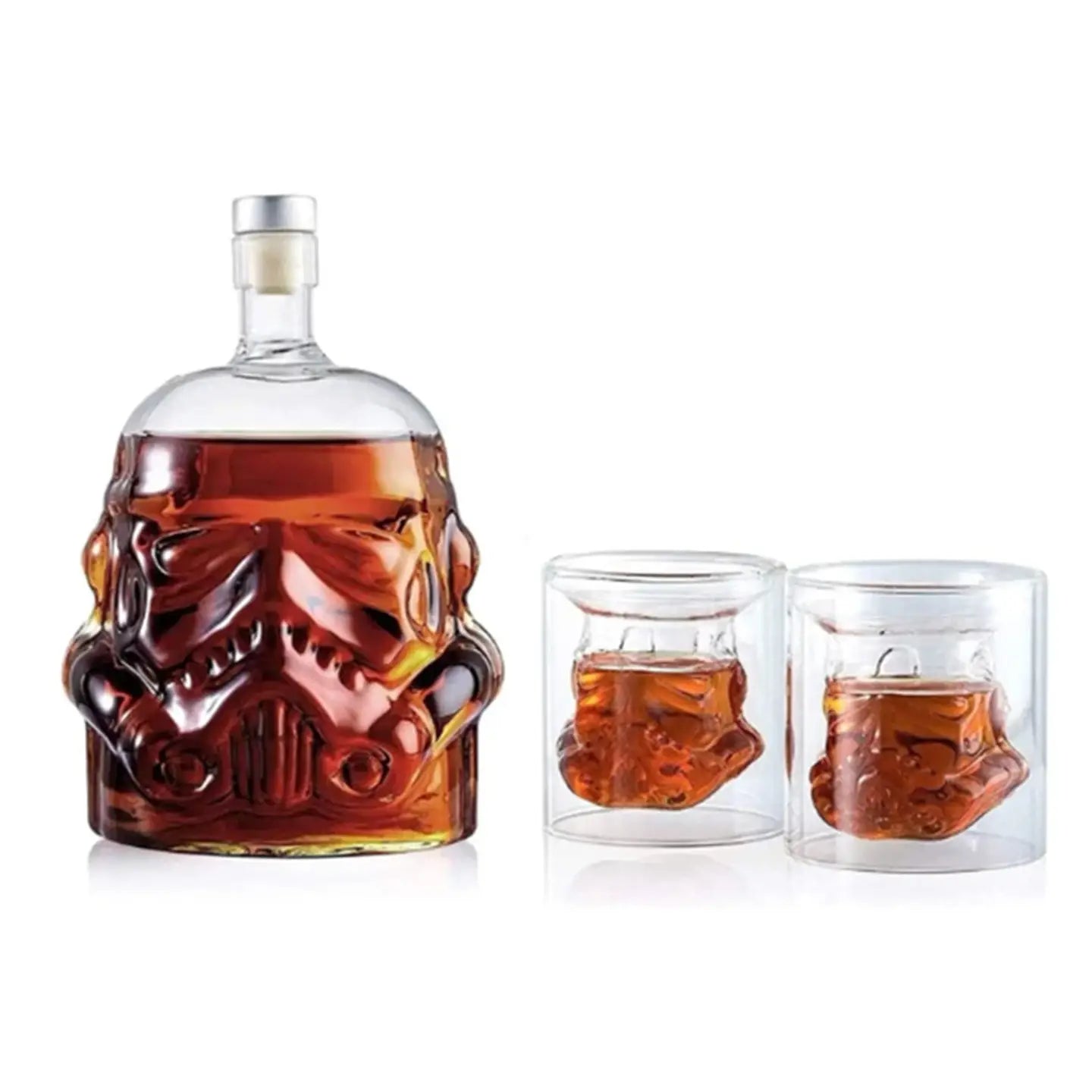 Stormtrooper Bottle Decanter, Star Wars Storm Trooper Set