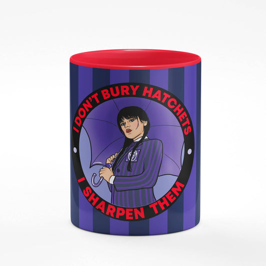 Wednesday Adams Halloween Red Mug