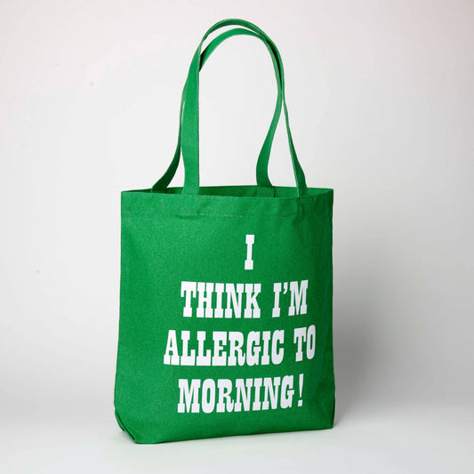 Peanuts Tote - Allergic to Morning!