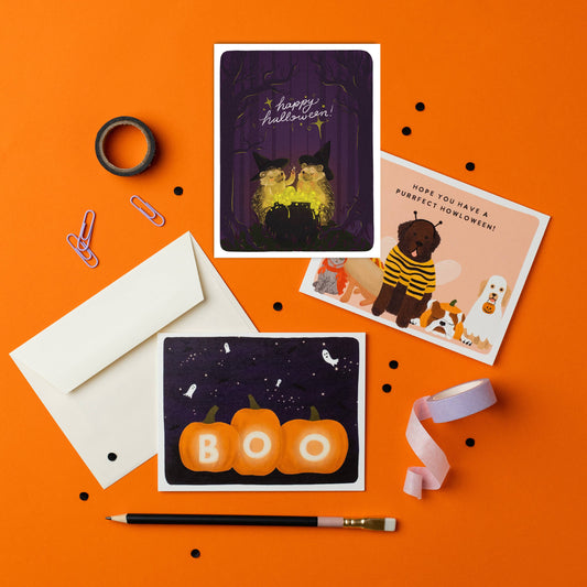 Hedgehog Potion | Cute Halloween Card