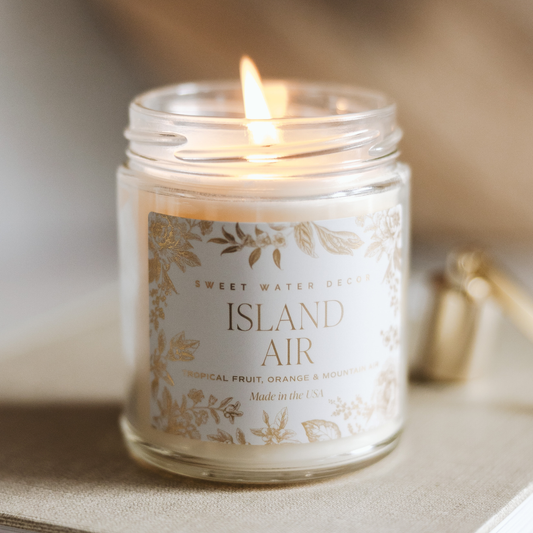 Island Air 9 oz Soy Candle - Home Decor & Gifts