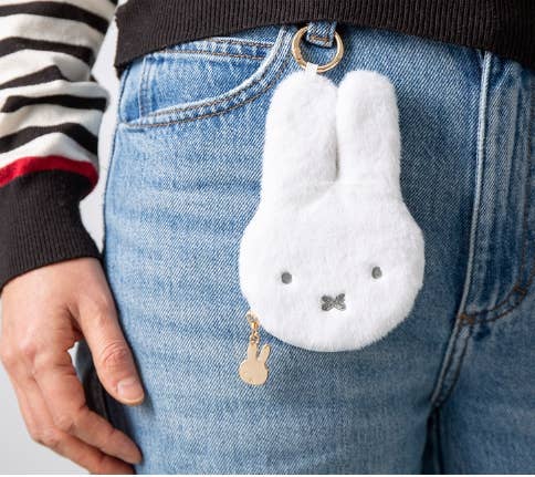 Miffy Slim Pouch Keychain, Bag Deco Charm