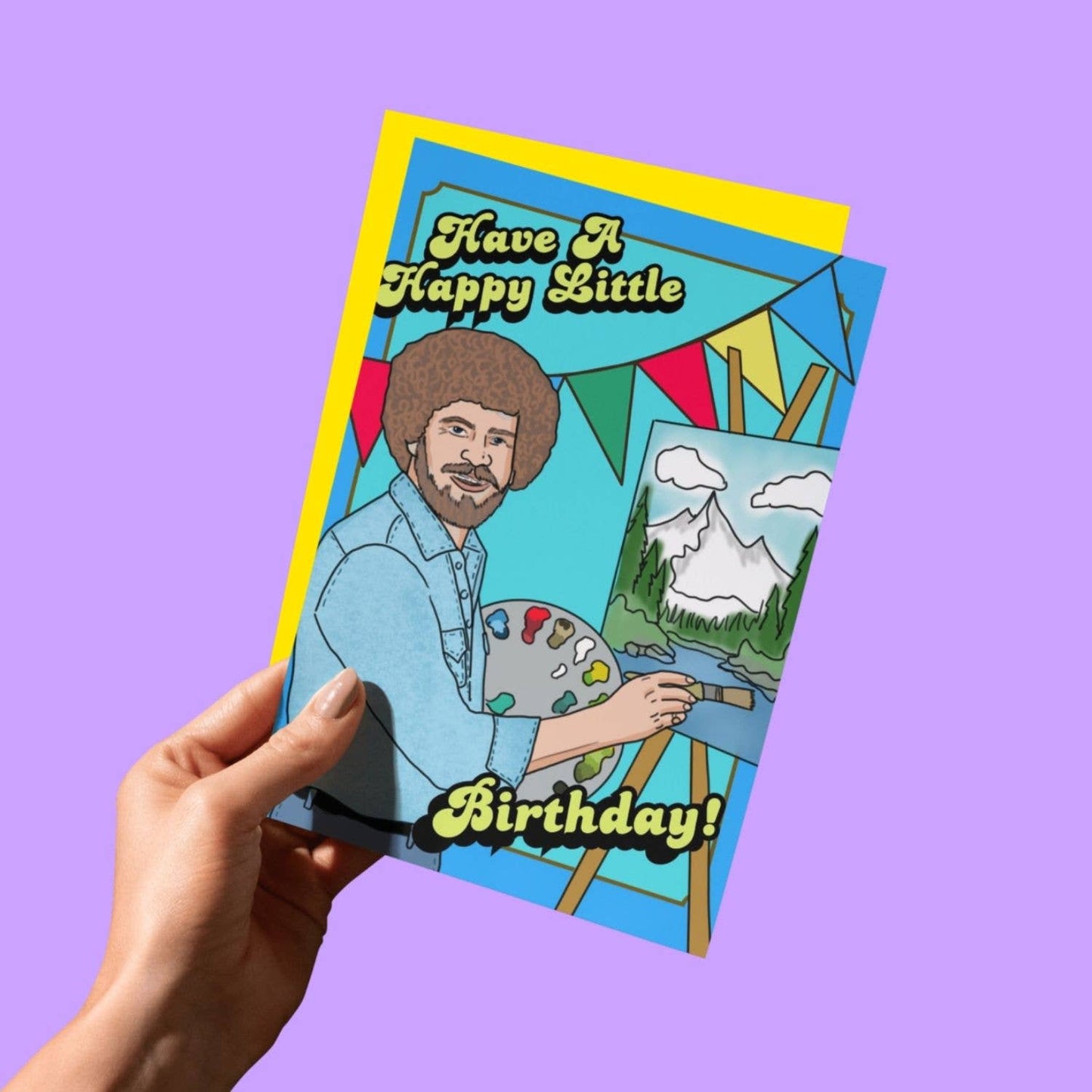 Have A Happy Little Birthday Painter Funny Birthday Card
