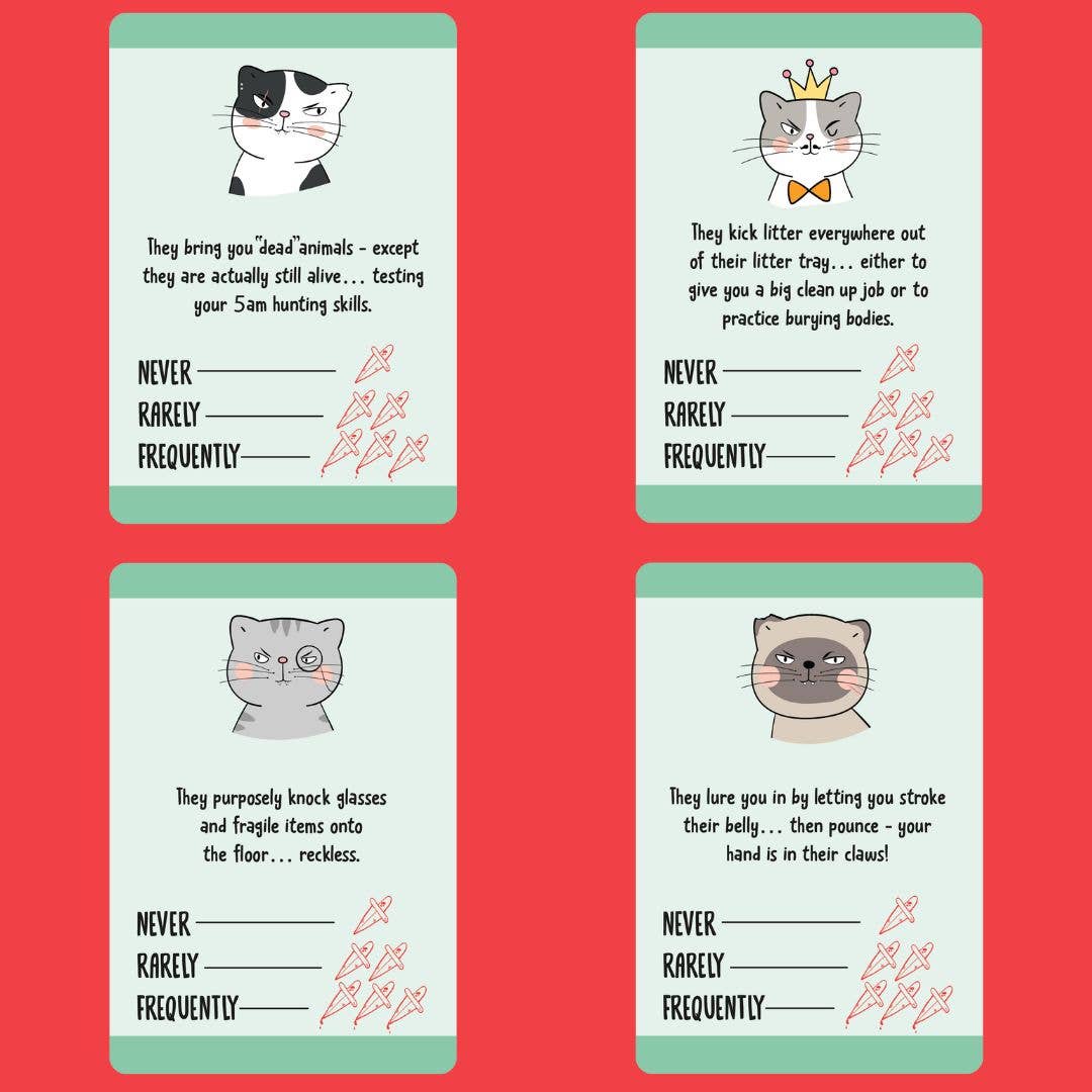 BESTSELLER - Is Your Cat is Trying to Kill You Card Game