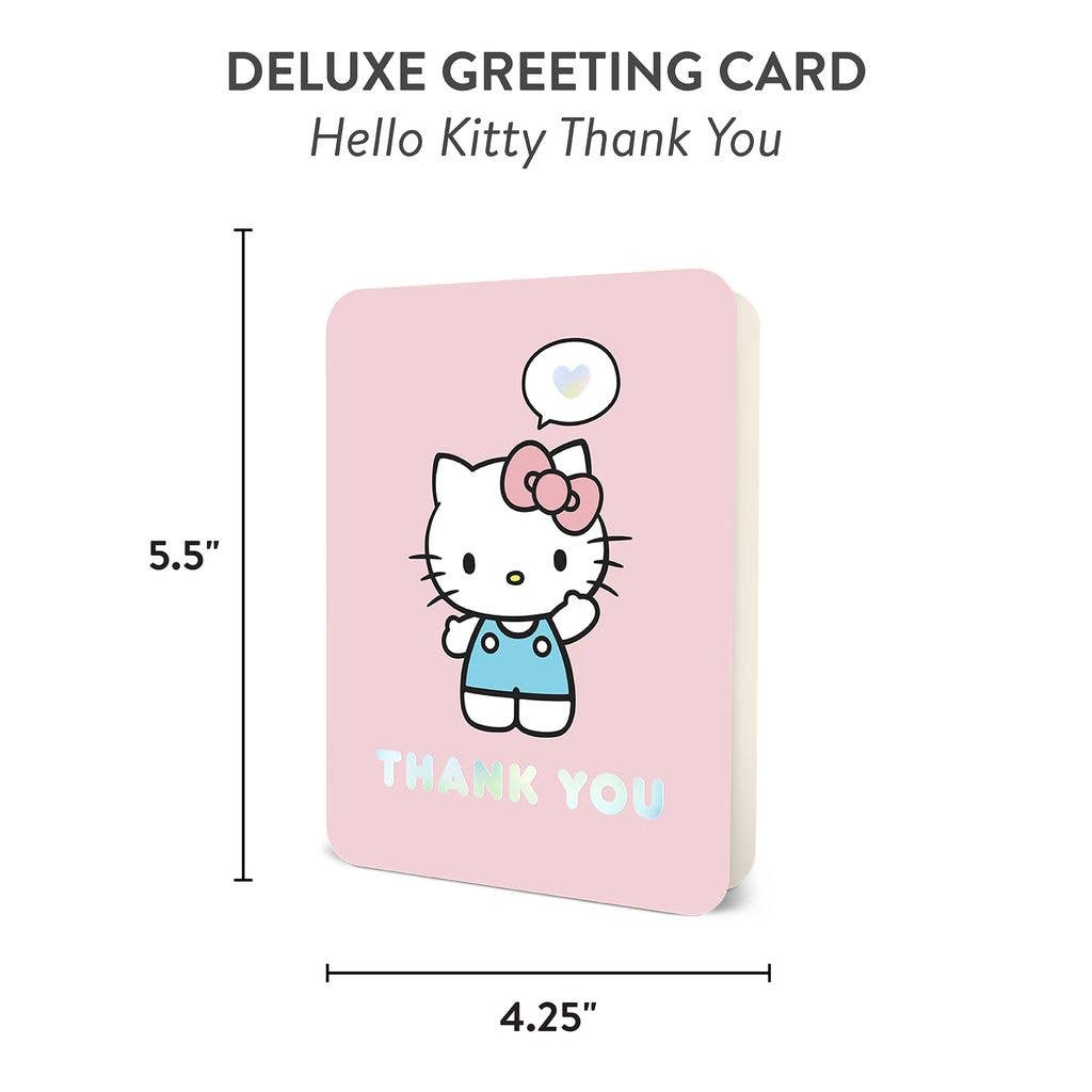 Hello Kitty Thank You Deluxe Greeting Card