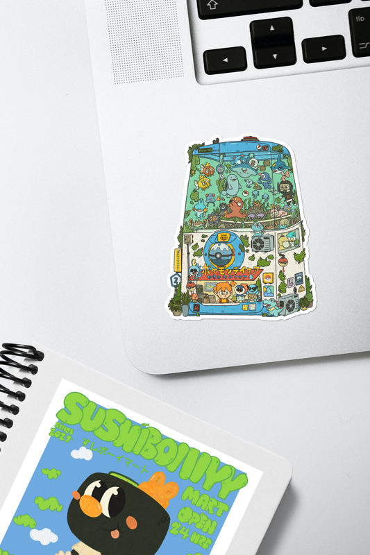 Misty's Pokemon Center Vinyl Sticker
