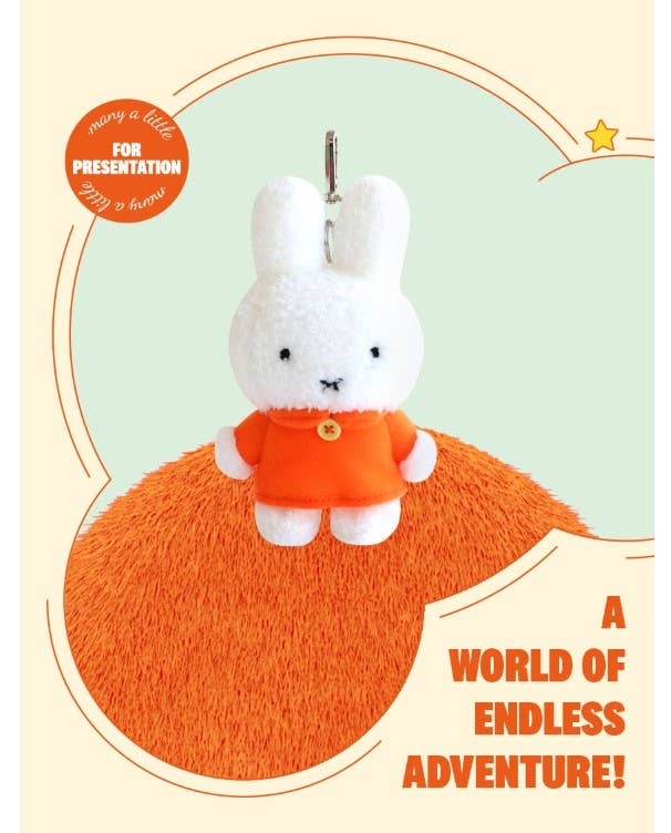 Miffy & Friends Fluffy Key Chain, Bag Charms