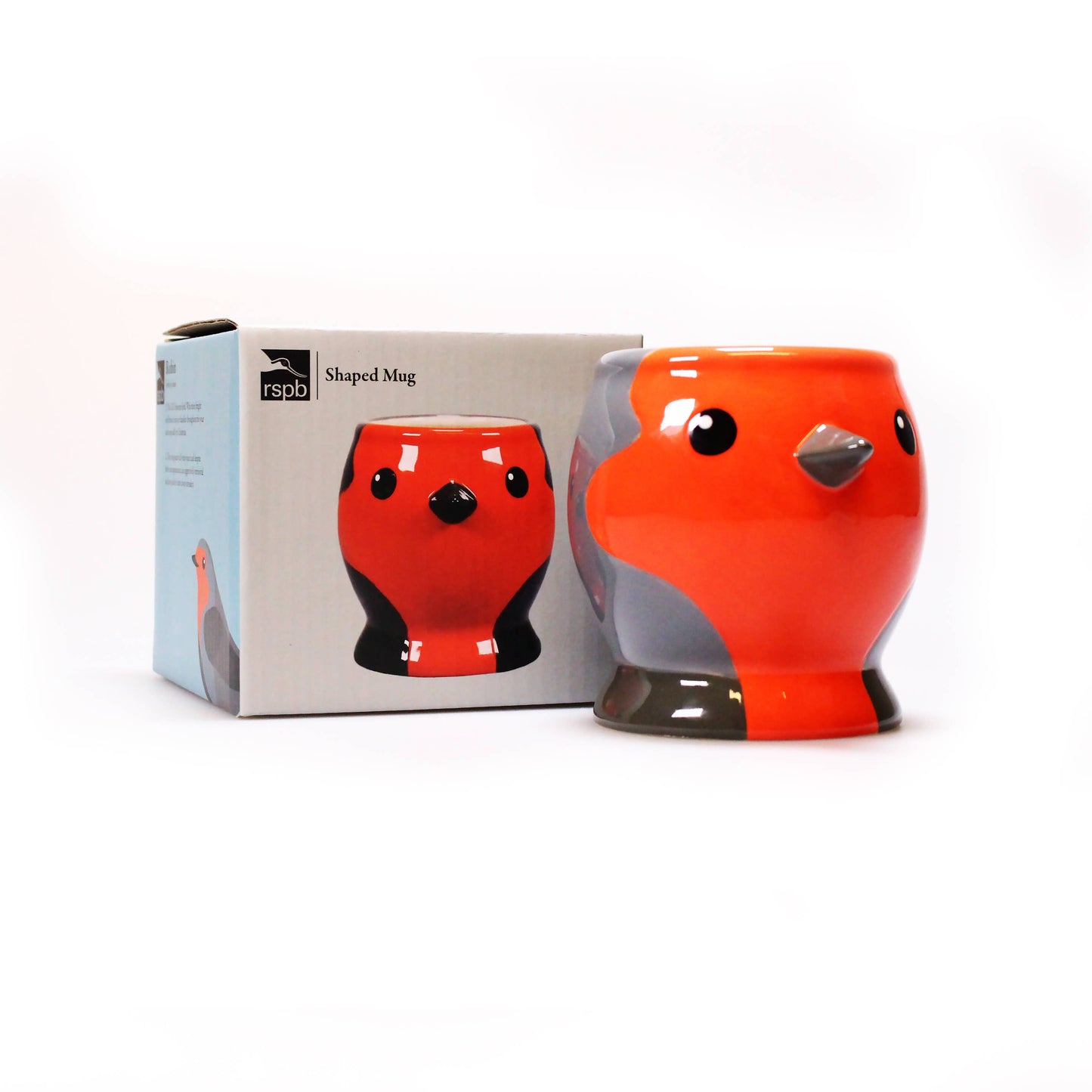 Ceramic Shaped Robin Mug Bird