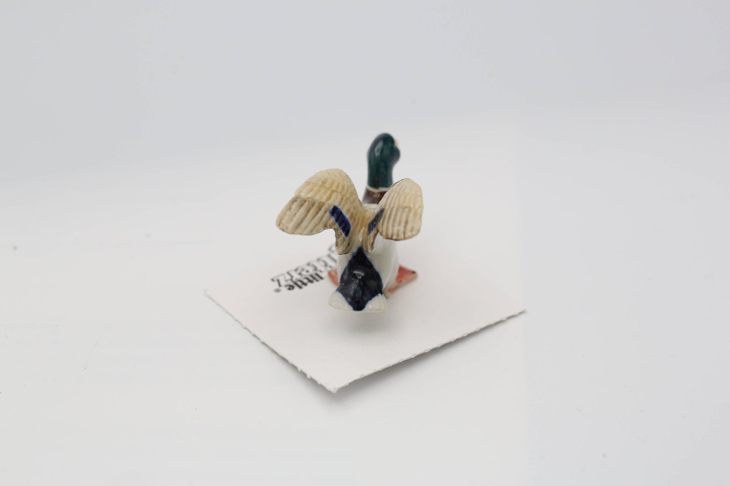 Dabbler Mallard Duck Porcelain Miniature