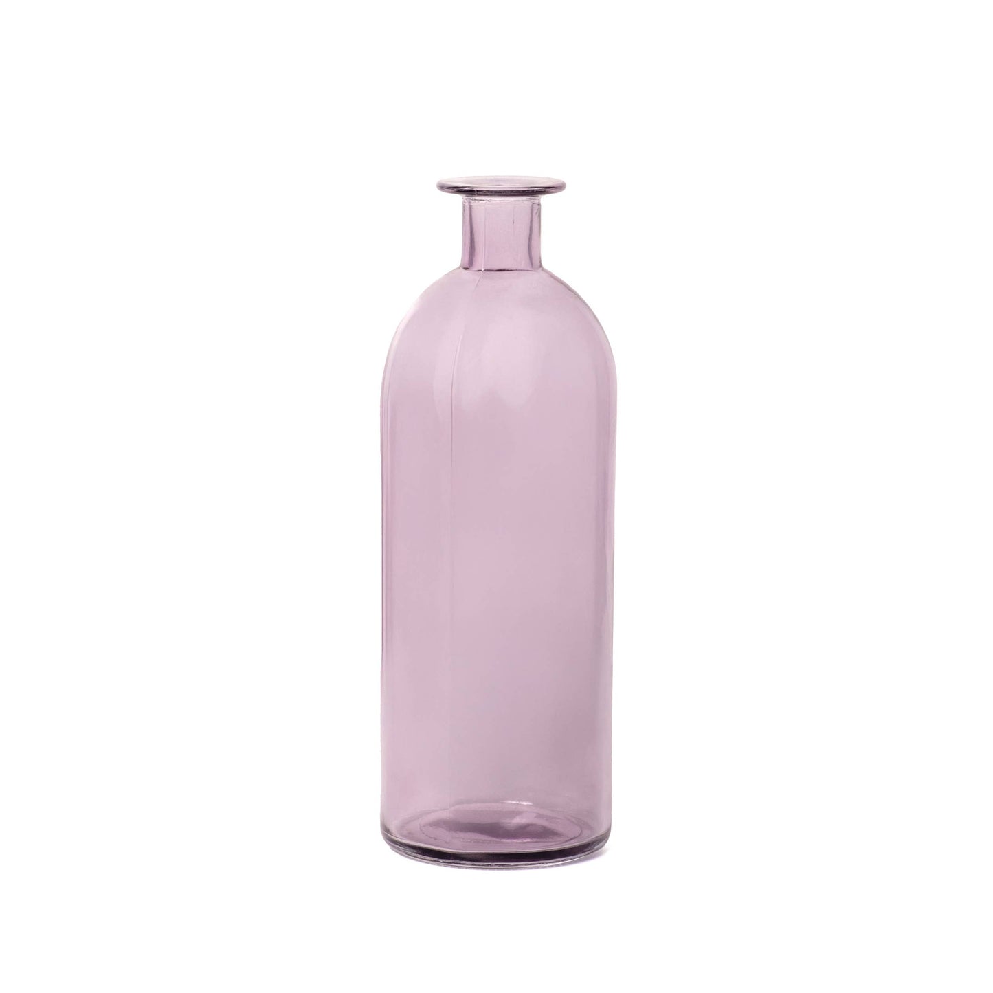 Tall Lavender Glass Vase - 8"x2.7"
