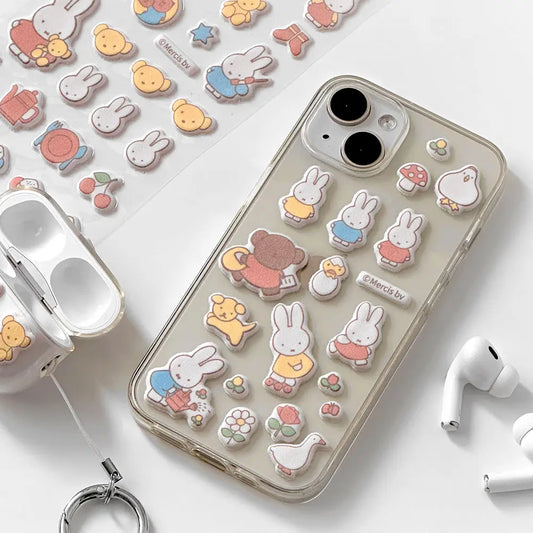 Miffy Puffy Cushion Deco Stickers - Random