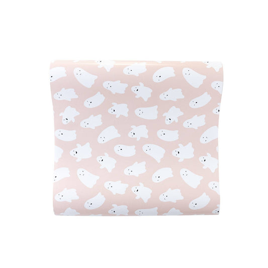 PLTBR82 -  Pink Ghosts Paper Table Runner