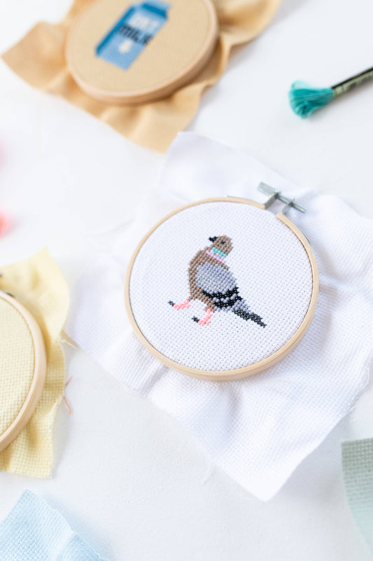 Pigeon Cross Stitch Kit