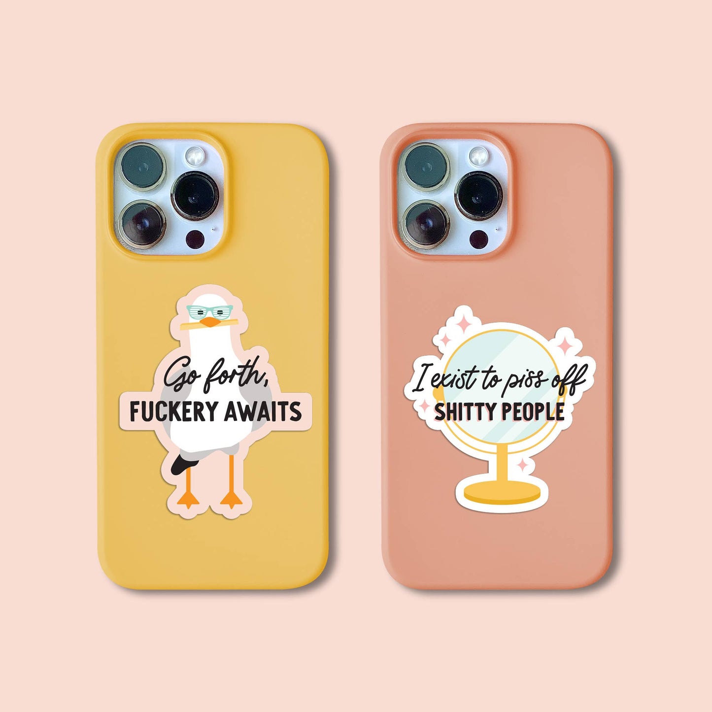 Exist to piss off vinyl sticker