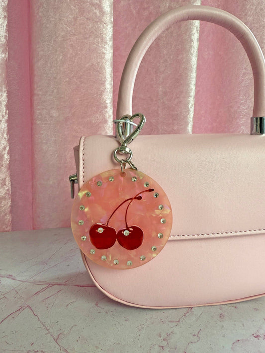 Maraschino Cherry Keychain