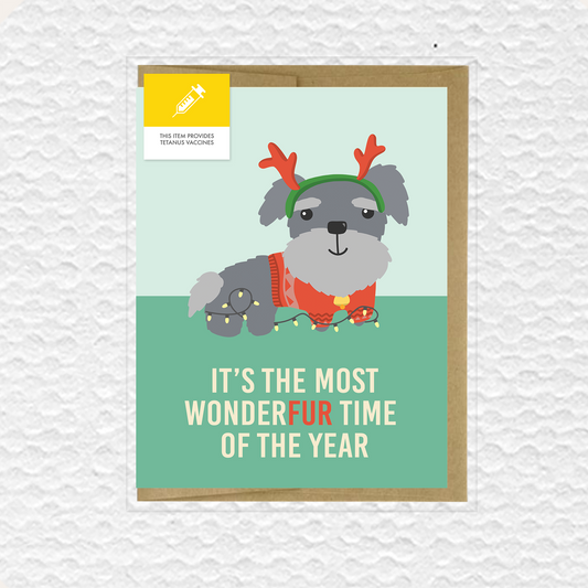 Wonderfur Time Of The Year Holiday Card