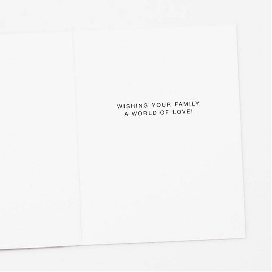 Penguin Family New Baby Greeting Card