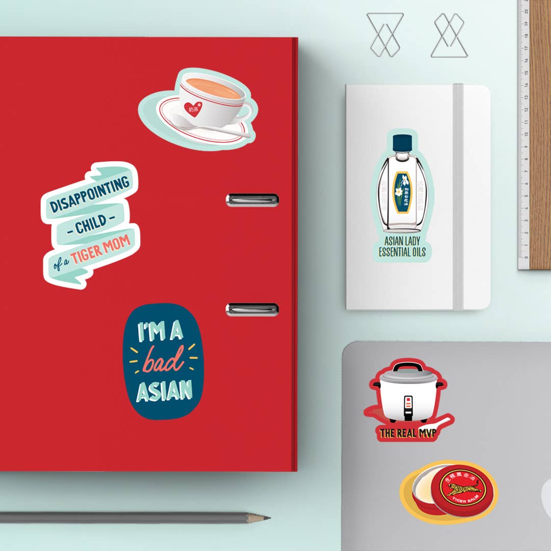 Disappointing child of tiger mom vinyl sticker