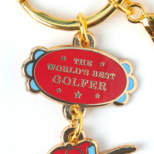 Peanuts World's Best Keyring Golfer