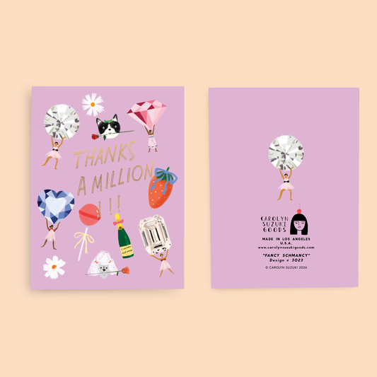 FANCY SCHMANCY - Thank You Card