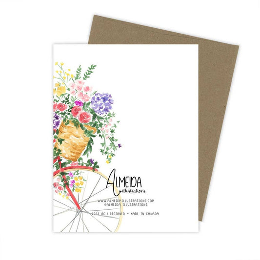 Thinking of You Floral Sympathy Card