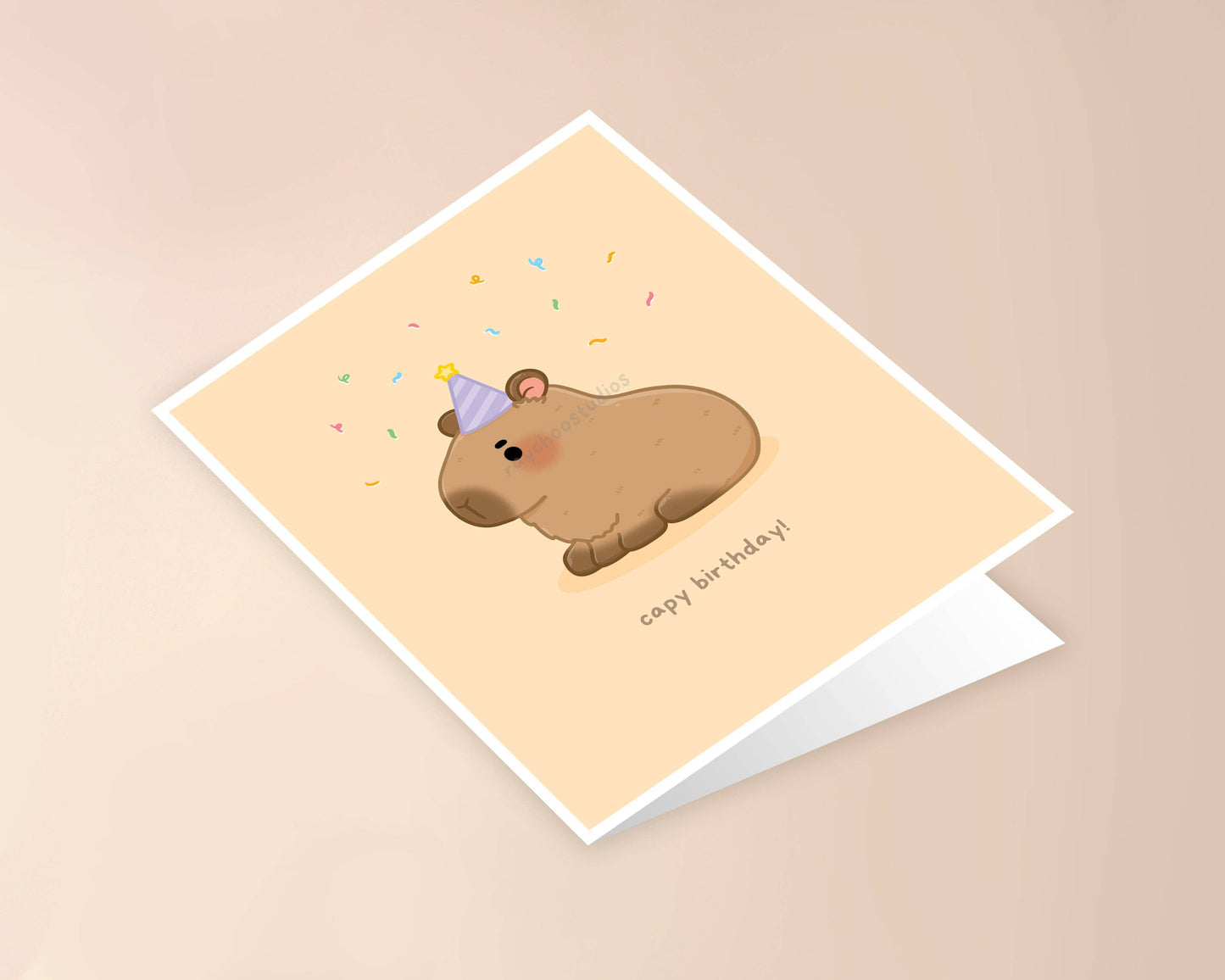Capy Birthday Card
