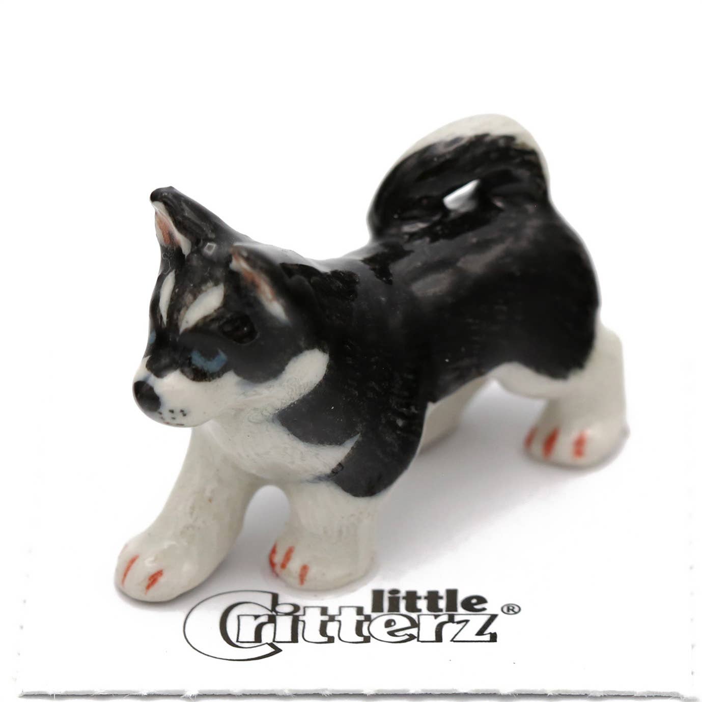 Bering Siberian Husky Porcelain Miniature