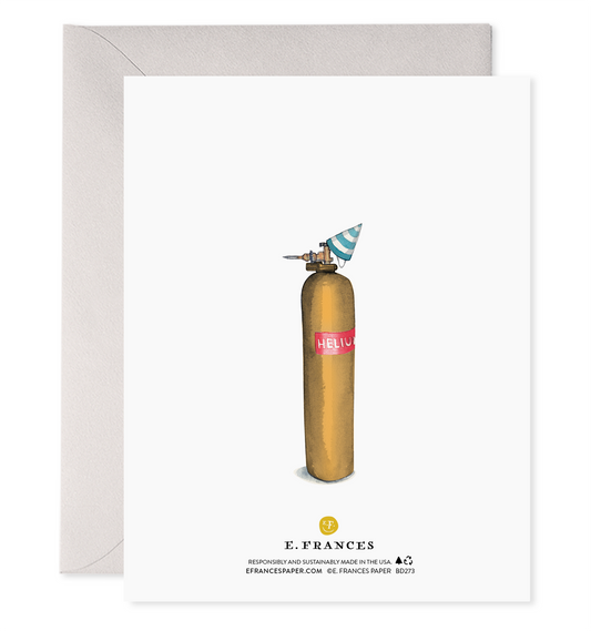 Helium 30 | 30th Birthday Greeting Card