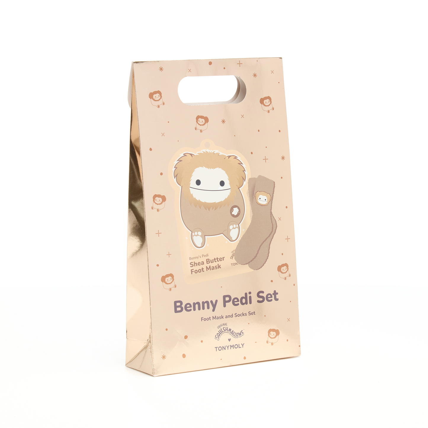 Squishmallows x TONYMOLY Benny's Pedi Foot Mask and Socks Set