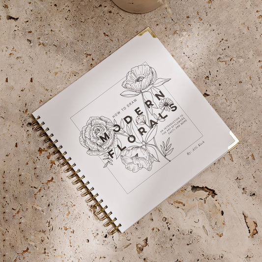 How to Draw Modern Florals: Spiral