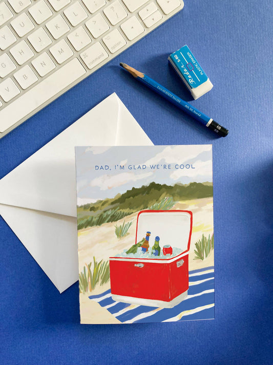 Cooler Dad - Outdoor Pun Father's Day Card