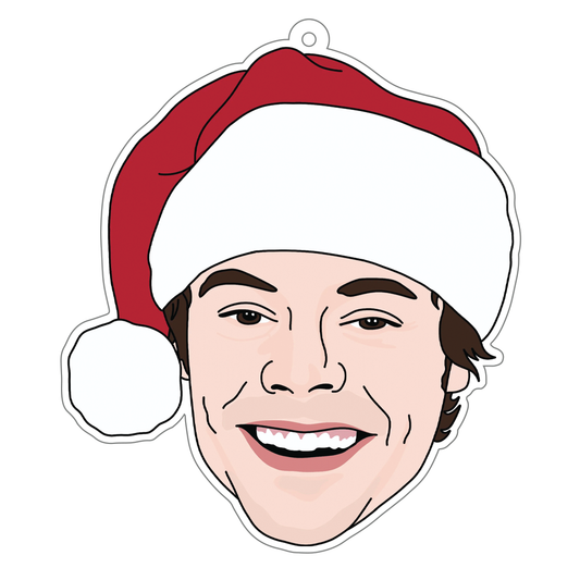 Harry S White Acrylic Christmas Ornament