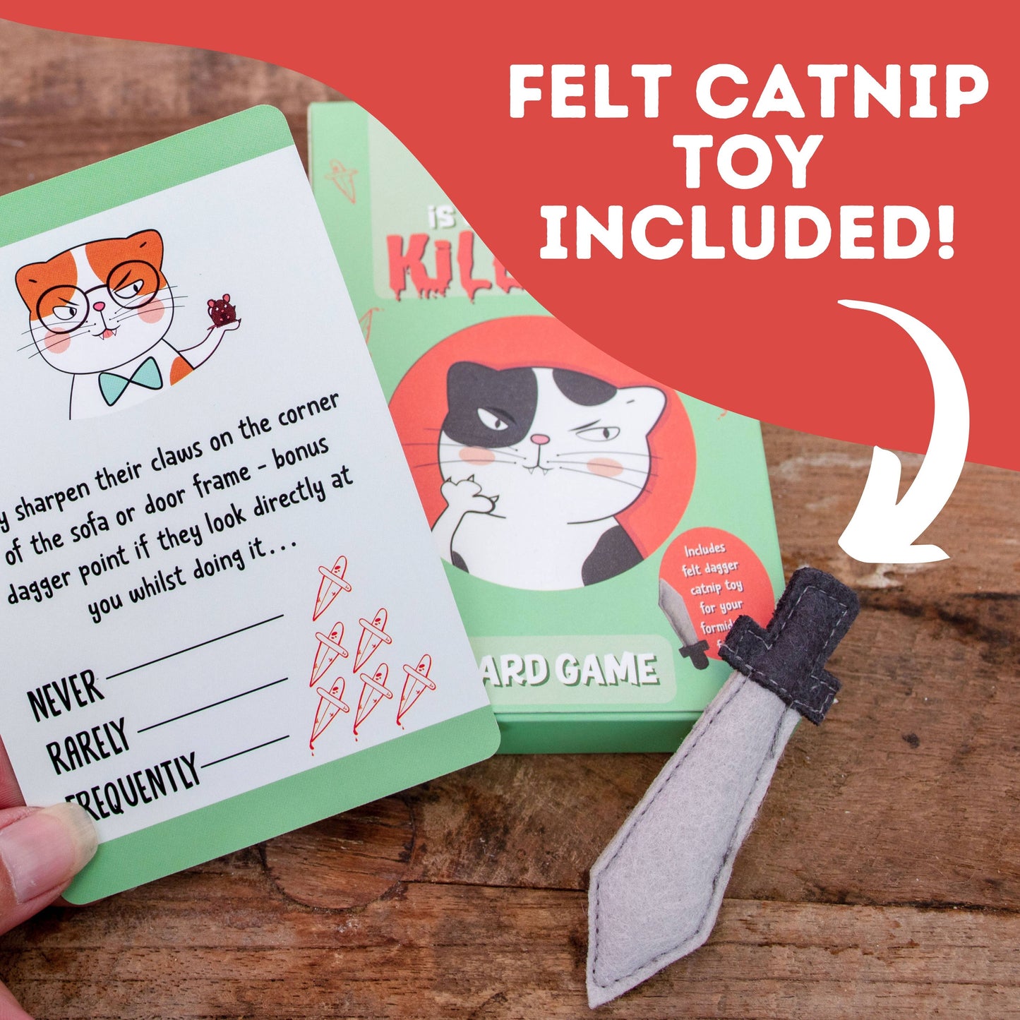 BESTSELLER - Is Your Cat is Trying to Kill You Card Game