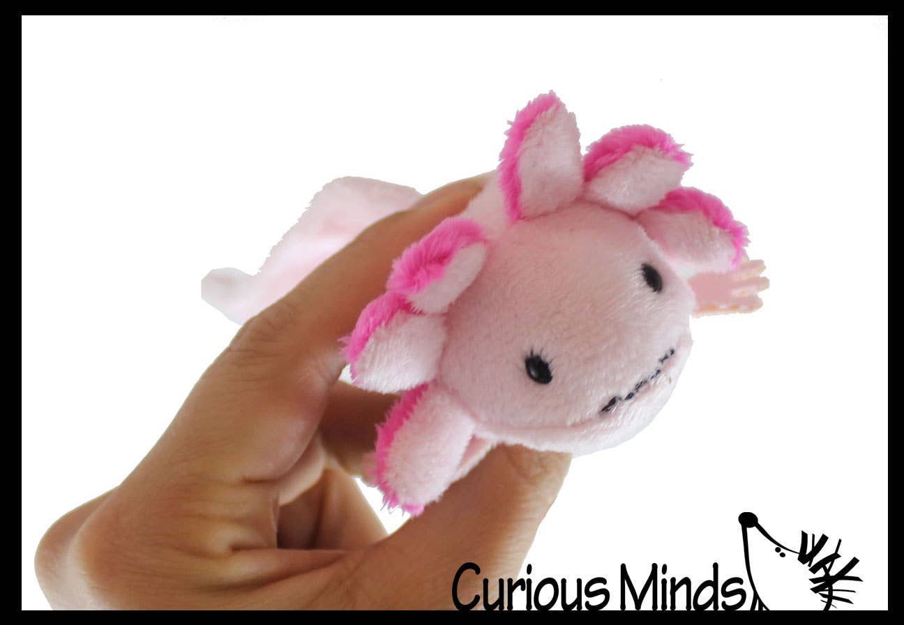 Tiny Axolotl Realistic Cute Plush Stuffed Animals