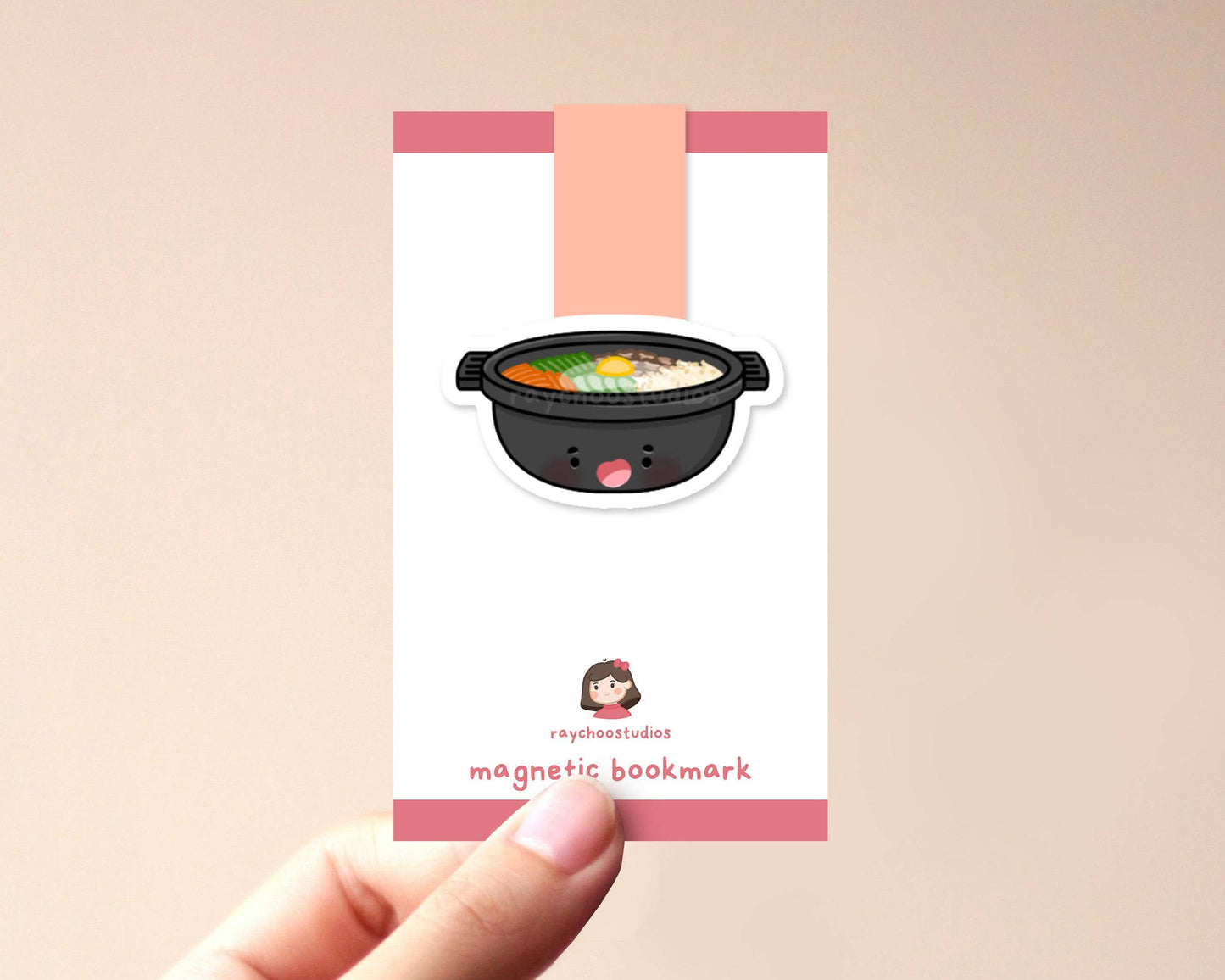 Bibimbap Magnetic Bookmark