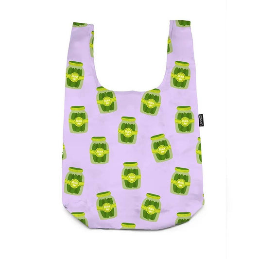 2-in-1 Bag Charm & Reusable Shopper Bag - Pickle Jar