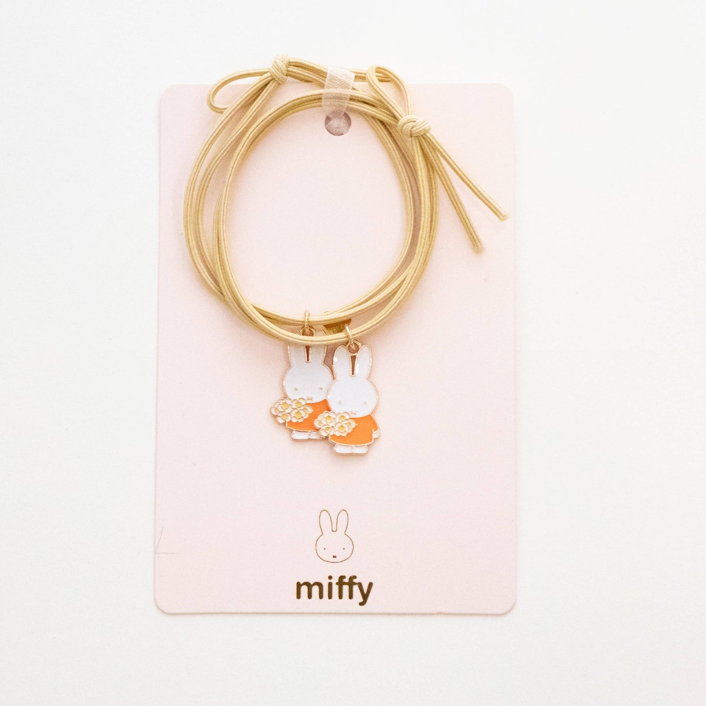 Friendship bracelet duo I Miffy hair elastics
