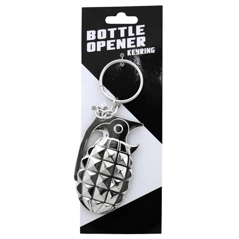 Grenade Bottle Opener Keychain