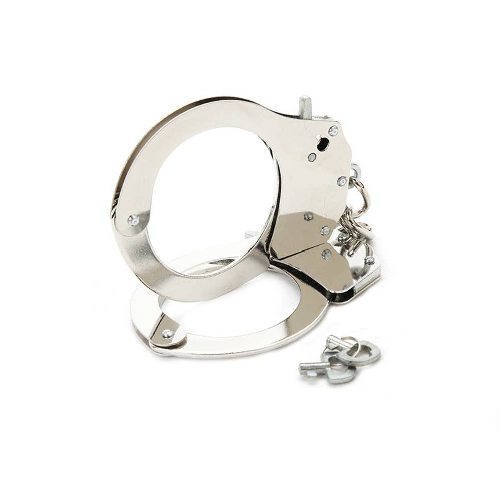 Silver Metal Handcuffs Roleplay Sexy